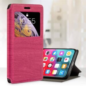 Clear View Cover Case to Galasy  2016 Pink
